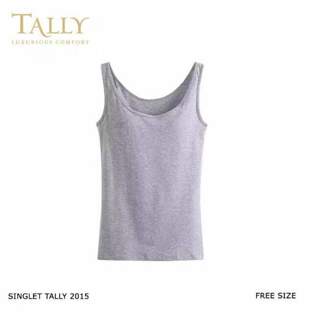 TANKTOP SINGLET WANITA TALLY FIT TO XL - TANKTOP SINGLET WANITA 2015 TALLY - TANKTOP MEREK TALLY 2015 - CAMISOL WANITA TALLY 2015 - TENGTOP WANITA BAHN KATUN SUPER HALUS LEMBUT TALLY 2015 - SINGLET WANITA KATUN MEREK MODAL ALLSIZE  - ARA98STORE