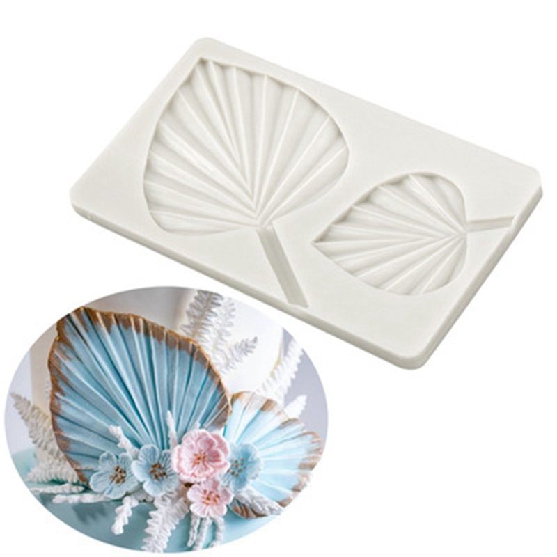 Palm  Leaf Silicone Mold DIY Chocolate Fondant Sugarcraft Cake Mould Handmade Clay Moulds Cake Decorating Tools