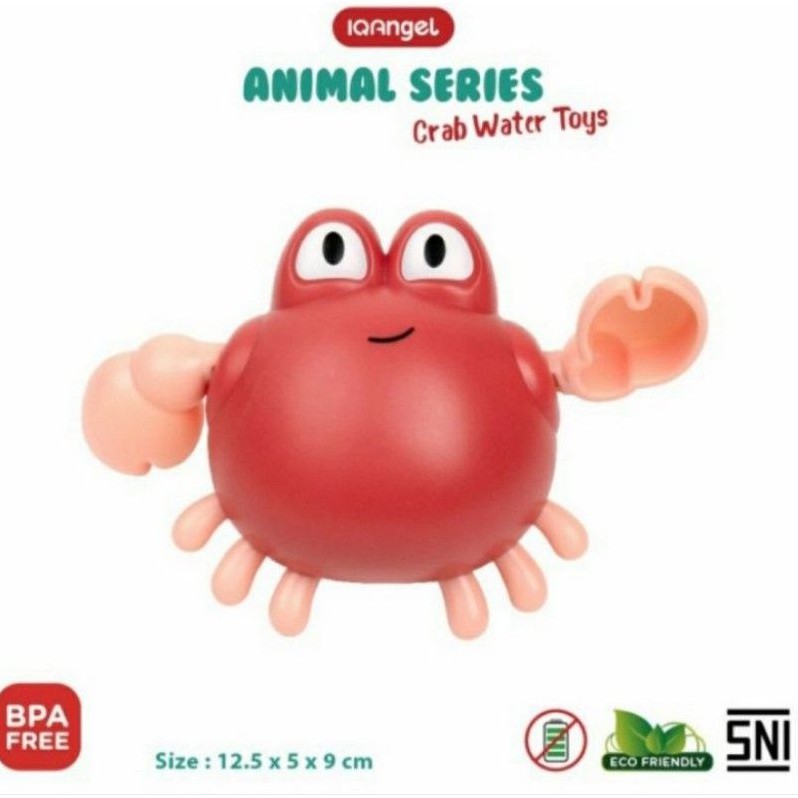 IQ ANGEL Crab Water Toy Mainan Mandi Anak Baby Toys SNI Toy Animal