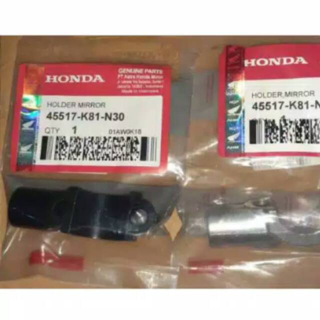 Kleman breket dudukan spion Honda Beat street New vario 150 New vario