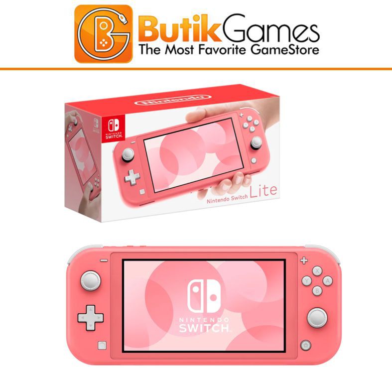 Nintendo Switch Lite Console Coral Pink