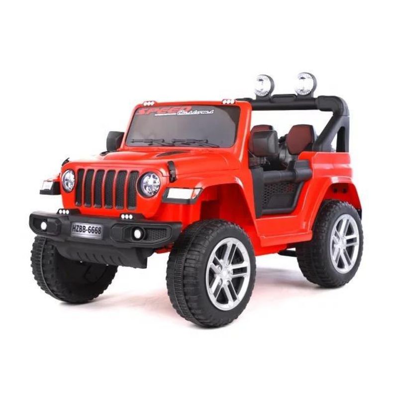 Mainan anak mobil aki anak JEEP ROBIKON 4 Gerbox