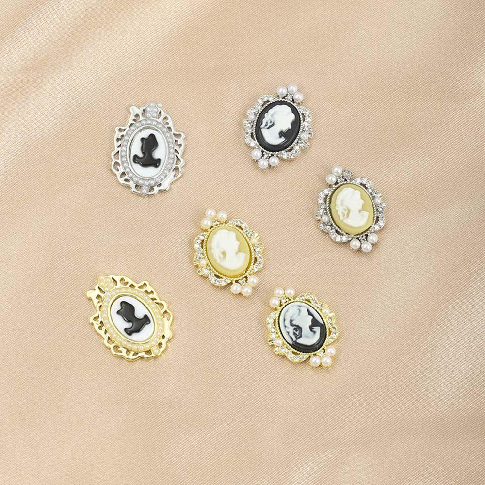 Mxbeauty Nail Art Dekorasi Rhinestones Alloy Nail Tips Dekorasi Mutiara Tepi Manicures Aksesoris Zirkon Hiasan Kuku