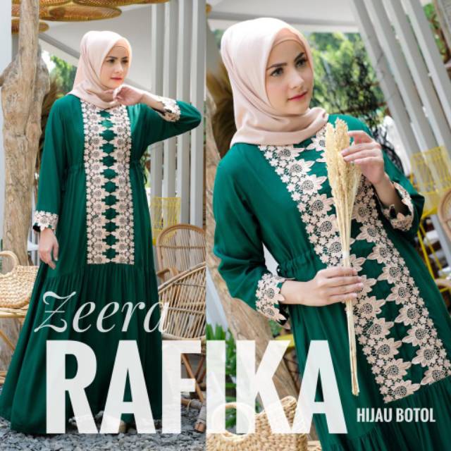 Daster arab ZEERA RAFIKA Clasic Dress Rayon Busui Original