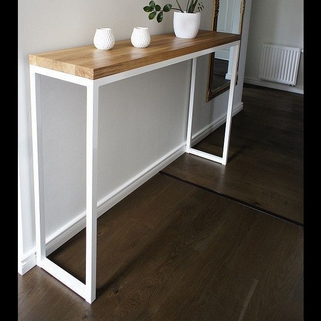 meja bar besi cafe minimalis rangka besi, meja cafe kayu jati, meja konsol