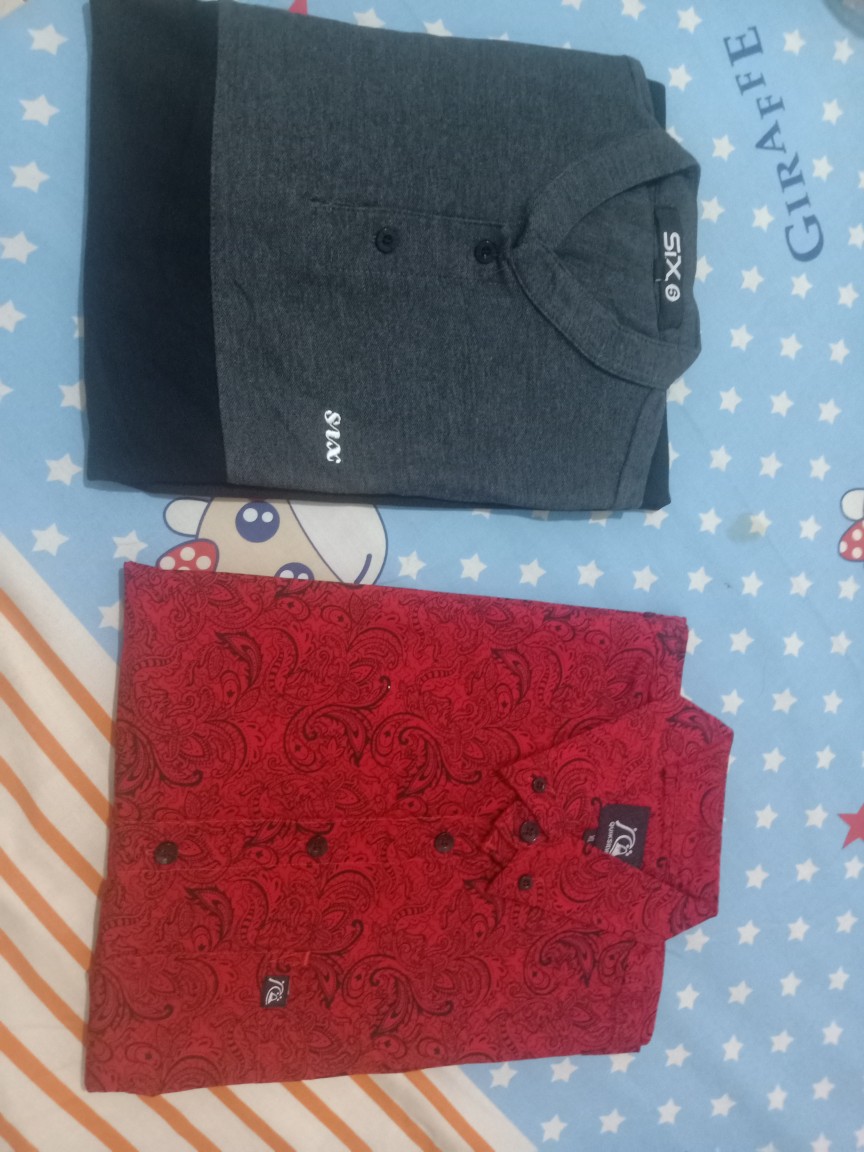 Gbm_shop Kemeja Lengan Pendek Motif / Kemeja Batik / Kemeja Surfing / Kemeja Songket