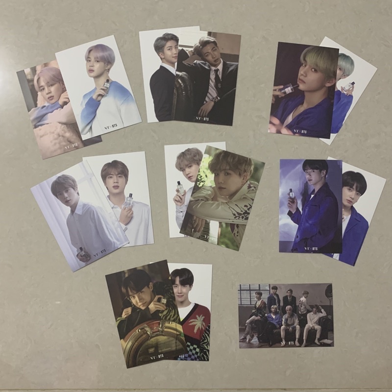 BTS X VT COSMETIC OFFICIAL POSTCARD jungkook taehyung suga jimin jin rm jhope