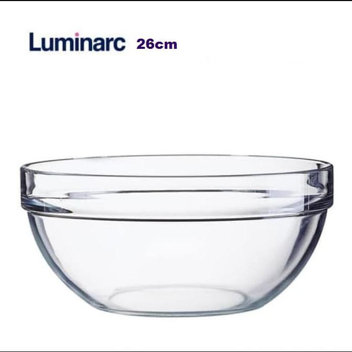 Mangkok Luminarc 26Cm / Mangkok Kaca / Mangkok Adonan / Mangkok Kue