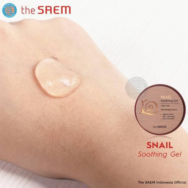 Promo     BEST SELLER..UNLIMITED The Saem Snail Soothing Gel 300ML 100.MURAH     Murah