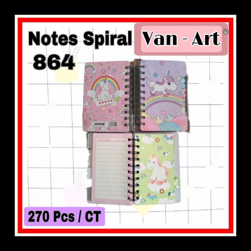 

Notes Spiral 864 baby Unicorn