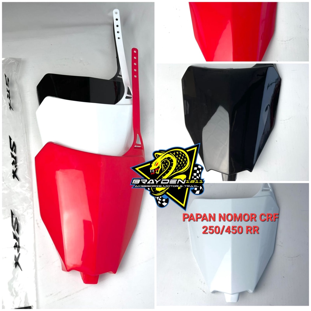 cover nomer CRF 150 model CRF 450 2017 SRX