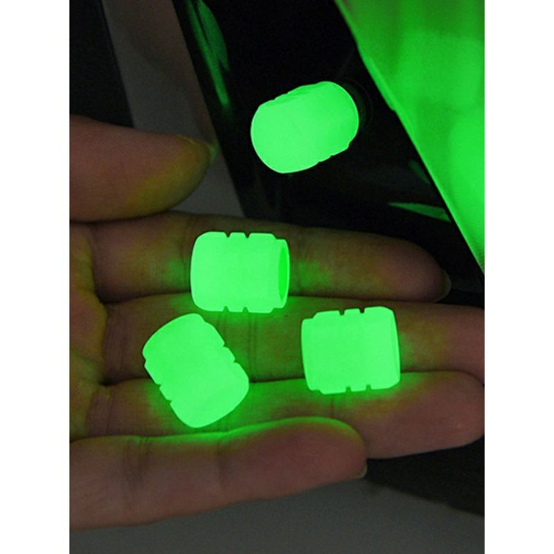 Termurah Tutup Pentil Nyala Motor Mobil Sepeda Glow In The Dark Luminous Neon