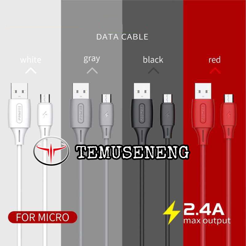 Kabel Data Micro Usb Type C Fast Charging 100Cm 2.4A Quick Cable Bulat Oppo Vivo Universal Smartphone