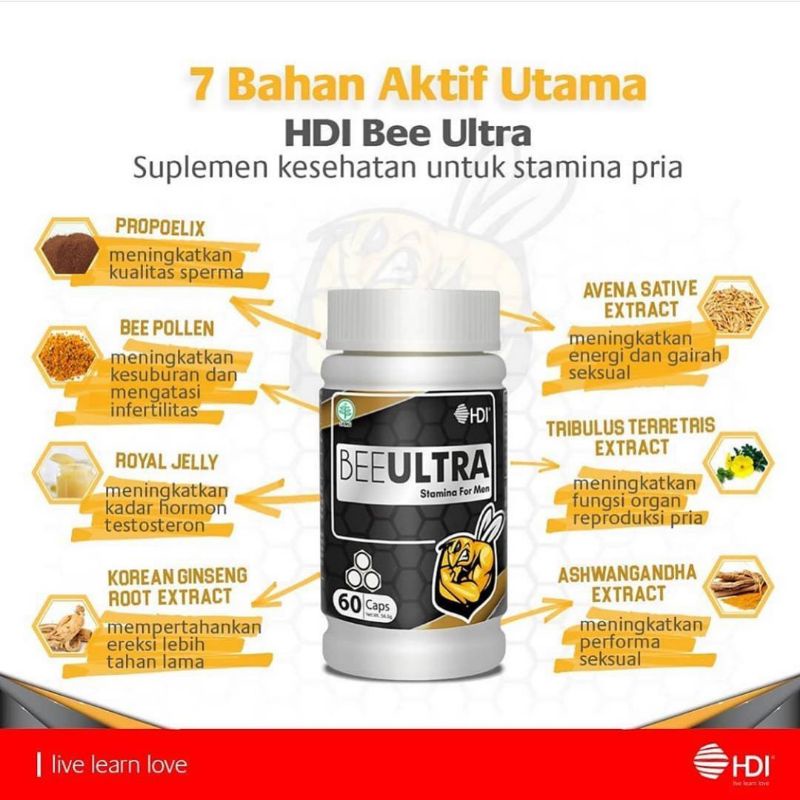Bee ultra hdi 60 kapsul