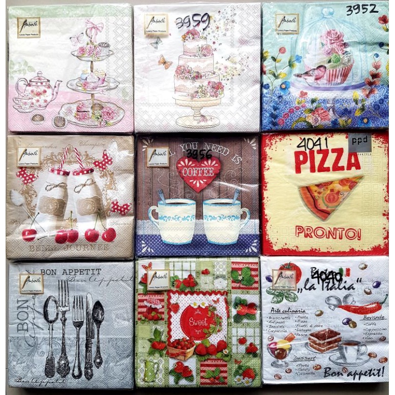 napkin decoupage