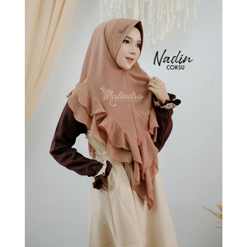 Gamis Wanita Dewasa Terbaru 2022 Dua Warna Nadin Nalindra