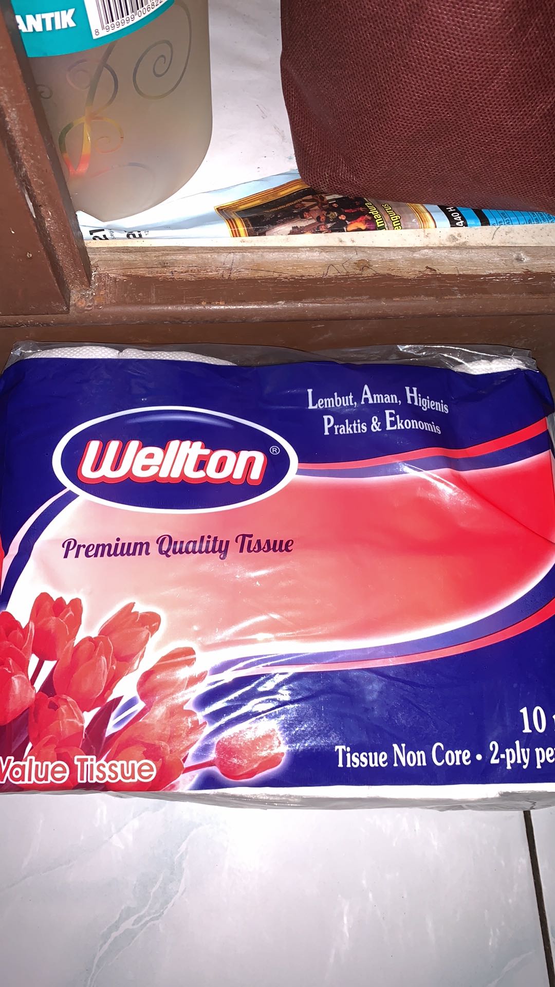 Tissue Coreless Welton - Tissue Gulung - Tissue Roll -10 Roll