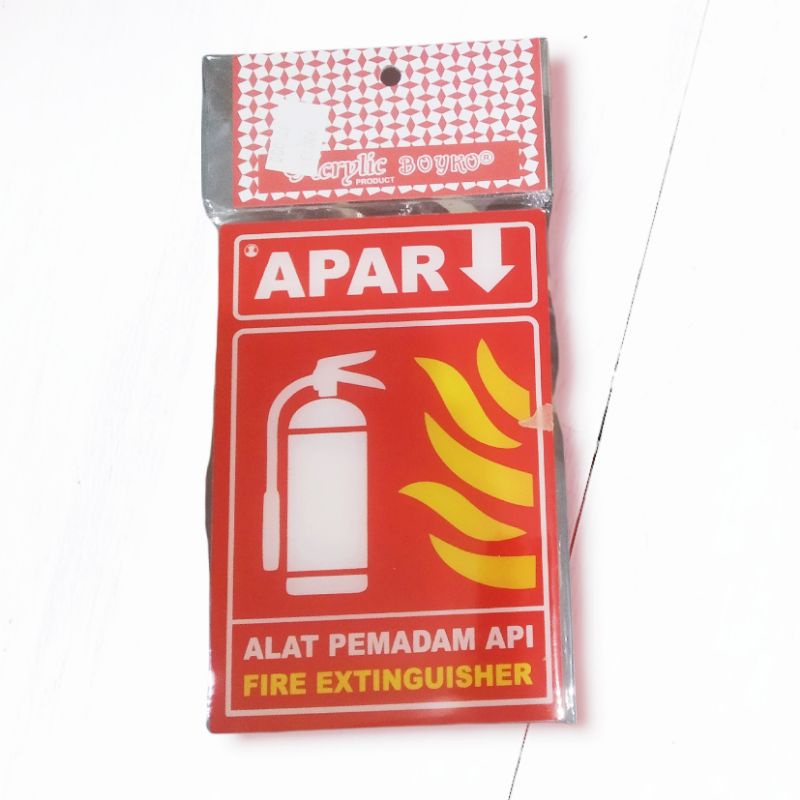 

Papan Tanda Akrilik APAR