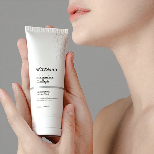 [COD] Whitelab Brightening Facial Wash Pemutih Pencerah Wajah untuk Semua Jenis Kulit Halus Segar Tidak Kusam &amp; Membersihkan Wajah Secara Maksimal - BPOM 100 GRAM