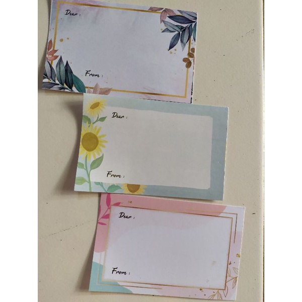 

kartu ucapan / gift card