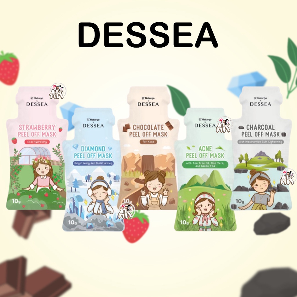 DESSEA PEEL OFF MASK SPECIAL EDITION X NATURGO 10GR ( ALL VARIAN )