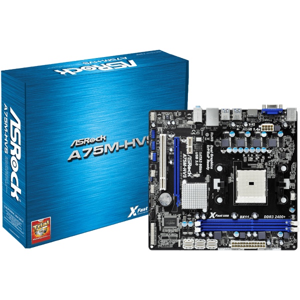 MOTHERBOARD ASROCK A75M-HVS SOKET FM1