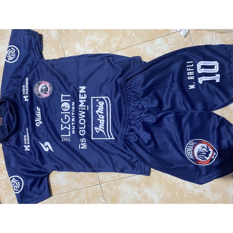 setelan jersey anak arema kids / seragam bola aremania