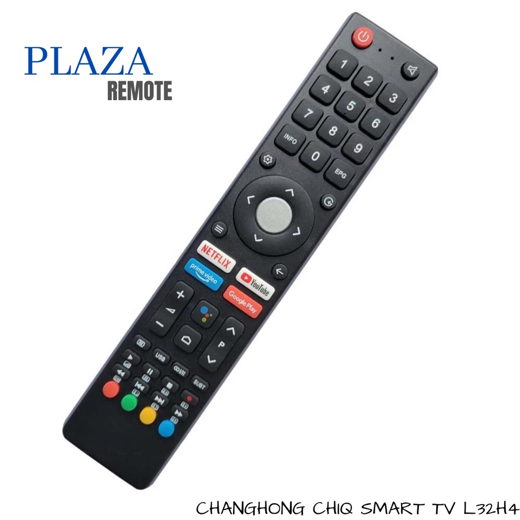 REMOTE TV CHANGHONG CHIQ SMART TV LED NETFLIX MULTIFUNGSI TANPA SETING