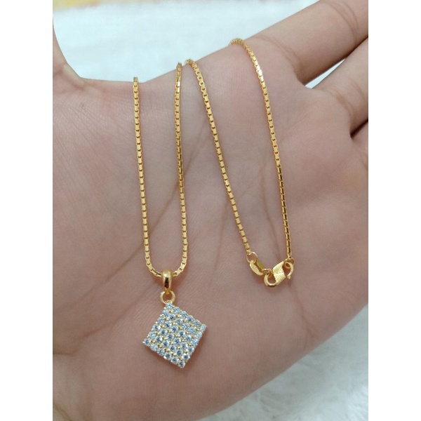 KALUNG DEWASA ITALI PERAK 925 ROSE GOLD