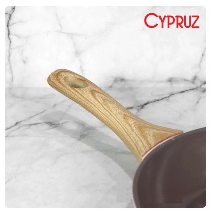 Cypruz FP-0891 Pink Ceramic Fry Pan Non Stick 20 cm Wajan Keramik