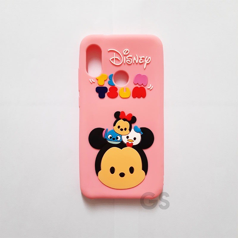 Silikon 3D karakter for Redmi 6 Pro  silicon softcase casing hp lucu Silikon boneka lucu pelindung hp case tebal karet softcase lentur