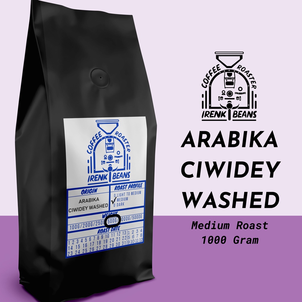 

Kopi Arabika Ciwidey Washed 500g Biji Bubuk