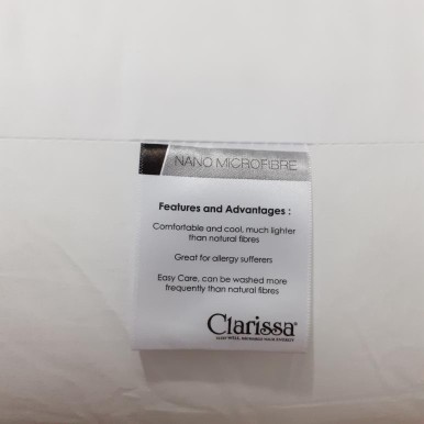 Clarissa Guling Nano Microfibre (synthetic Goose Down)