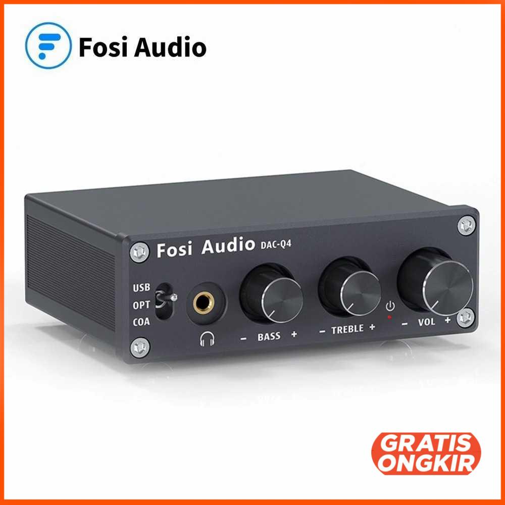 Audio USB Amplifier HiFi Stereo Gaming DAC &amp; Headphone - DAC-Q4