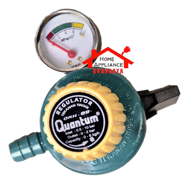 Regulator Meter High Pressure Tekanan Tinggi Quantum QRH 09 GB / QRH-09GB / QRH09GB