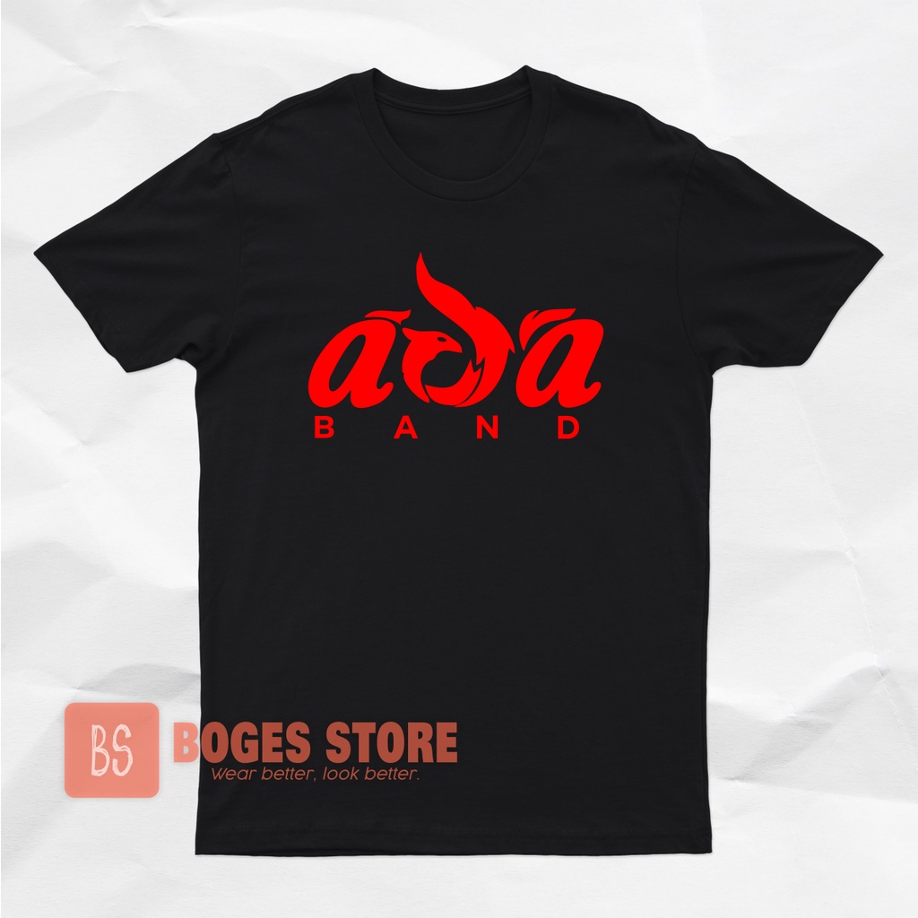 BOGES STORE - Kaos Distro Unisex Kaos Musik Band Ada Band