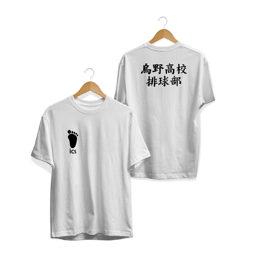 T-SHIRT KAOS ANIME HAIKYUU KARASUNO HINATA SHOYO KAGEYAMA NEKOMA ICS