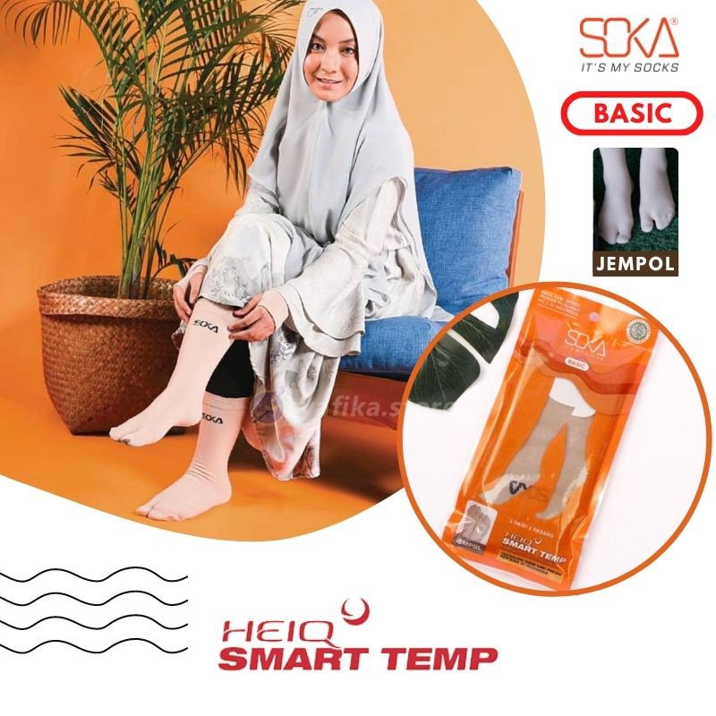 Kaos Kaki Jempol Soka Heiq Smart Temp Warna Cokelat Original