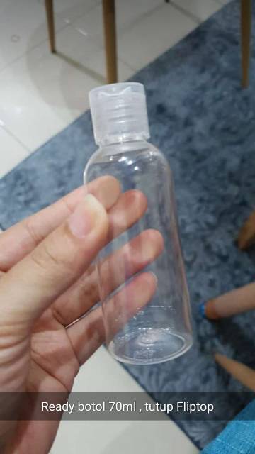 Botol Bening 70ml / 60ml / 30ml / Botol Kosong / Isi Ulang Handsanitizer / Botol Kecil Sanitizer