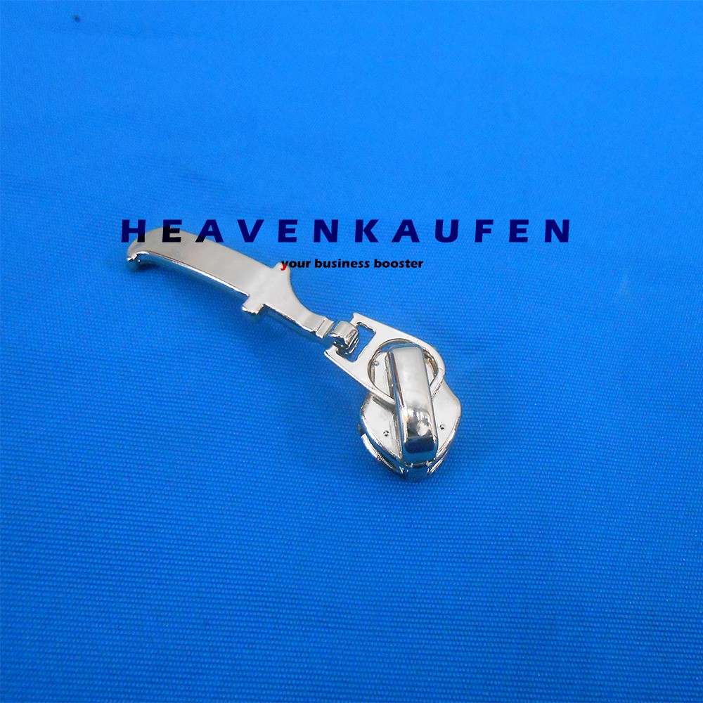 Kepala Resleting / Kepala Zipper YKK No 5 Nikel Silver Kode CN