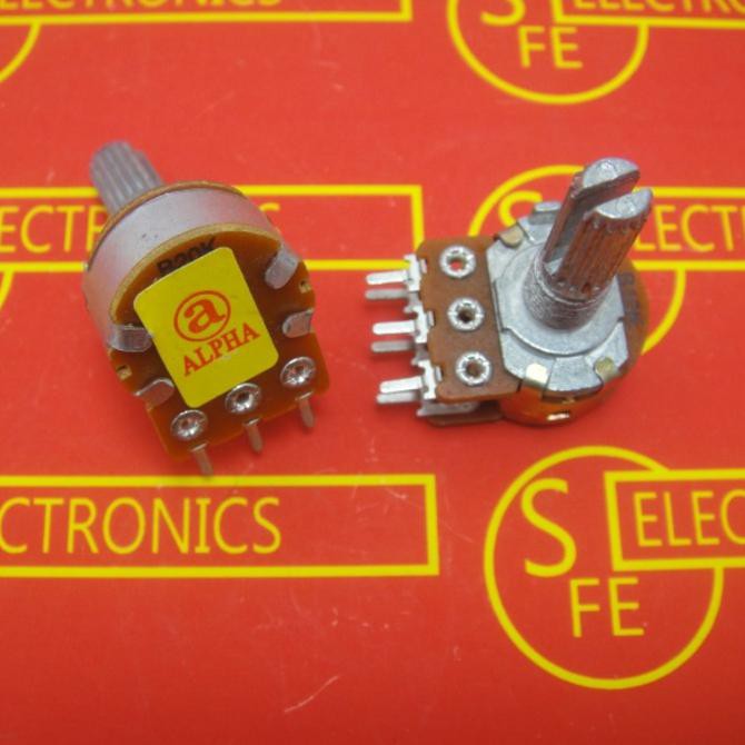 50K Ohm Linear Stereo Potensiometer (B50K)