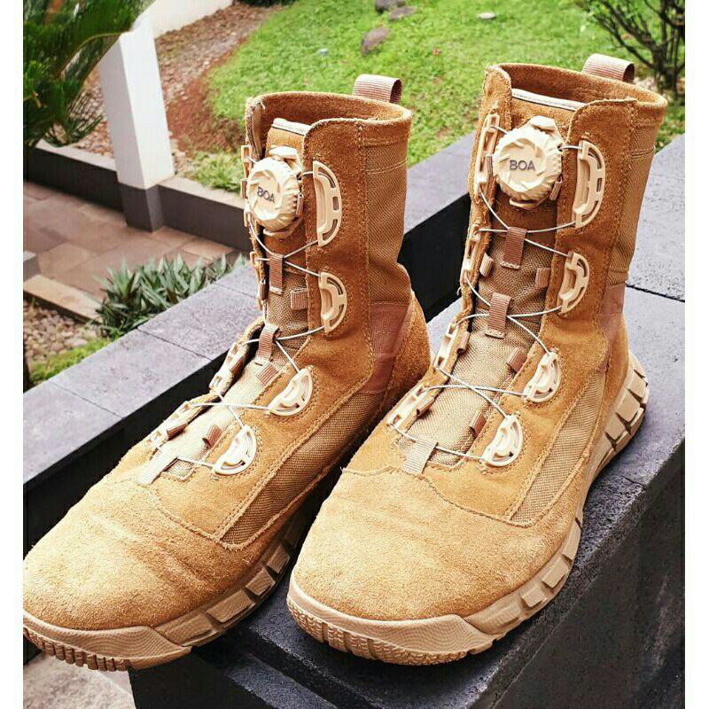 Sepatu PDL Tactical TNI POLRI Boa Parabellum Xtrack Coyote Brown Original