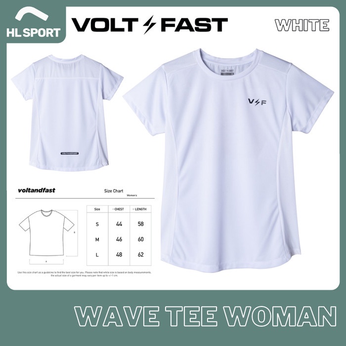 Volt and Fast VNF FastDry Wave Tee Running Sport Jersey Man and Woman