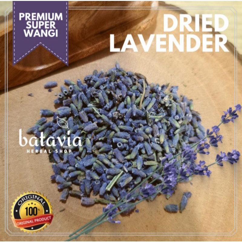 

Teh Bunga Lavender Wangi Premium Dried Lavender Tea 10gr Herbs Time