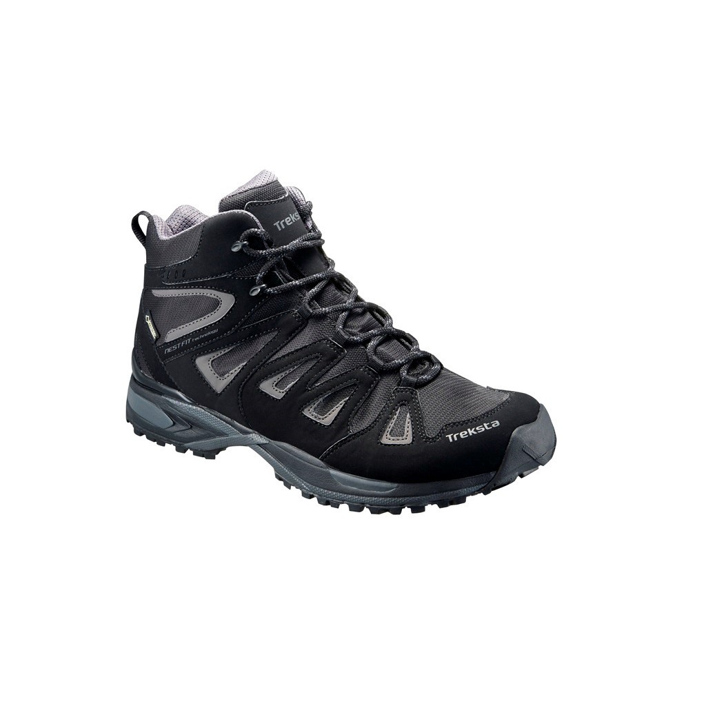 TREKSTA NEVADO LACE MID GTX BOOTS BLACK