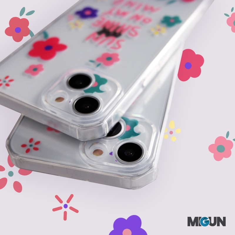 New! Pink Flower Case - Softcase Fullcover for iPhone 7 8 7+ 8+ SE2020 X XS XR XSMAX 11 12 13 MINI PRO PROMAX