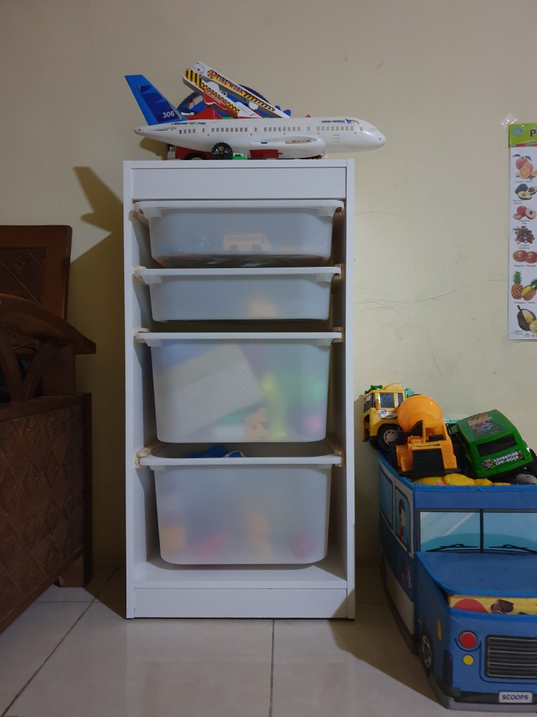 Offo Living - Rak Penyimpanan Multifungsi Mainan Anak Toy Cabinet Box