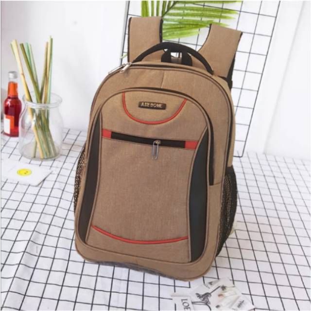 Polofelix Tas Ransel Laptop 14 inch Tas Wanita Punggung Tas Backpack Cewek Cowok