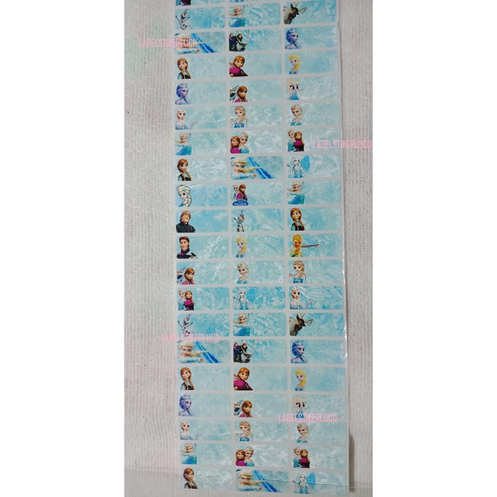 

Sticker Label Motif Frozen (isi 72pcs) variasi gambar