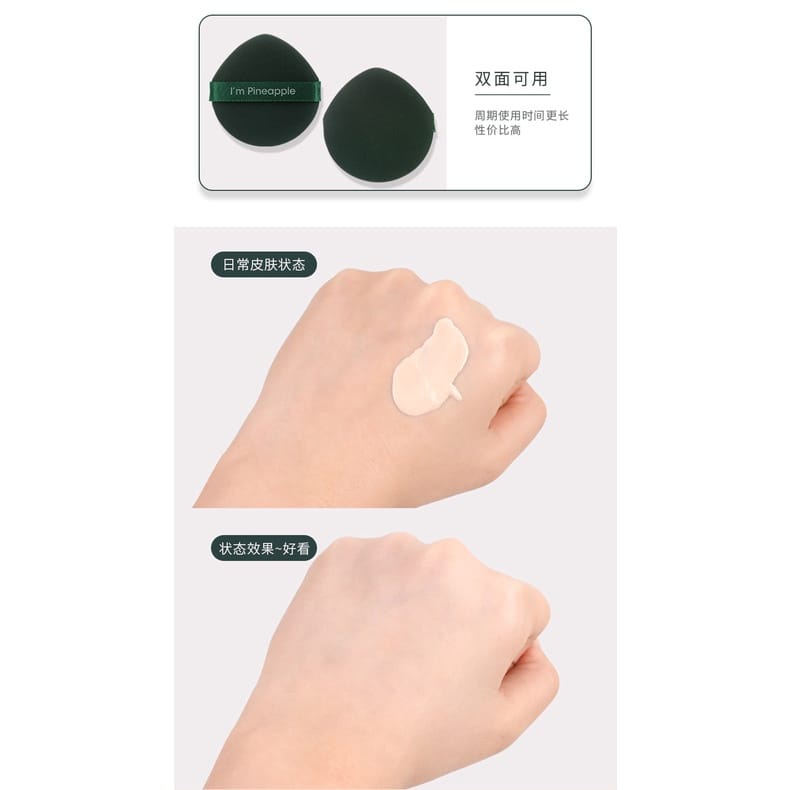 MSY 3Pcs/7pcs Pack Round Shape Soft Makeup Blending Sponges Foundation Air Cushion Powder Puff For Applying Liquid, Cream, Loose Powder